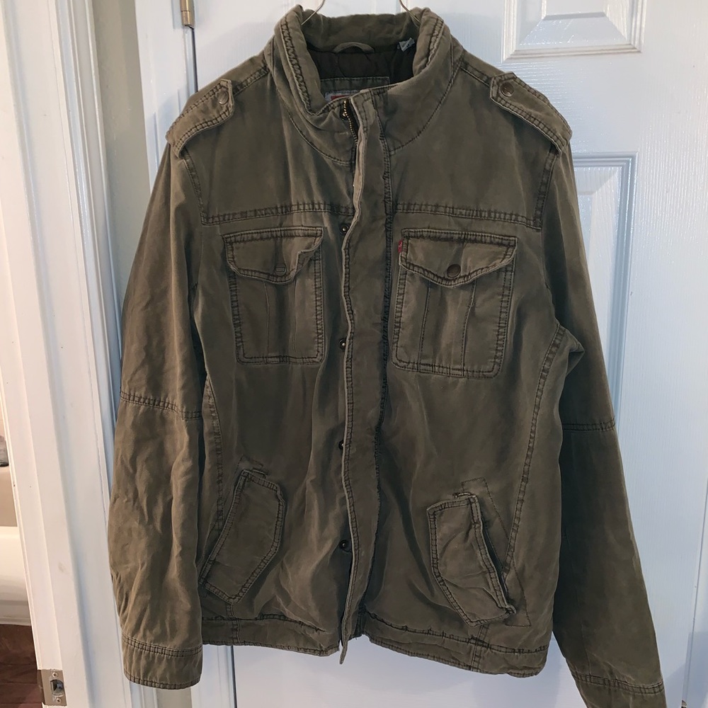 Levis jacket military esque size M